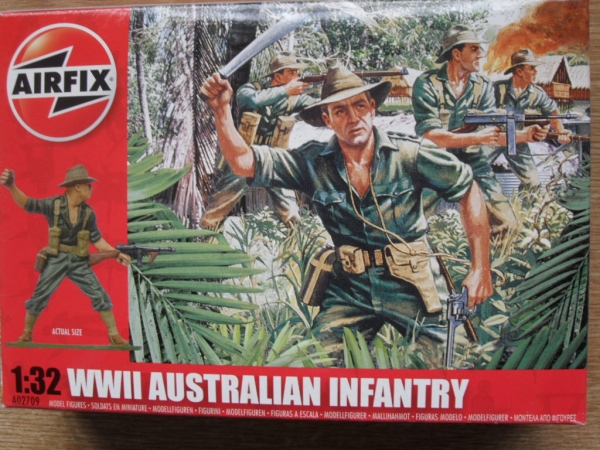 AIRFIX Military Model Kits 02709 WWII AUSTRALIAN INFANTRY Model Figures